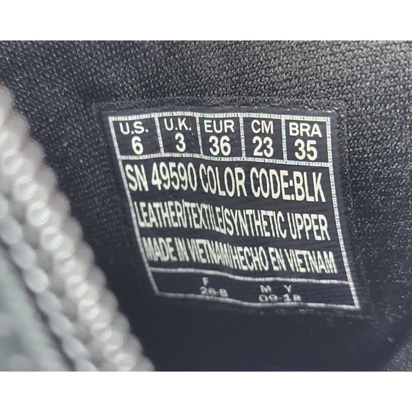 Skechers Bikers Zappiest Suede Zipper Shoes Sneakers Womens Size 6 Black 49590 - Picture 5 of 12